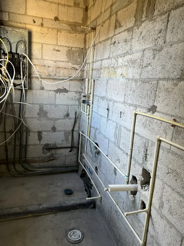 Slide of Will plumbing