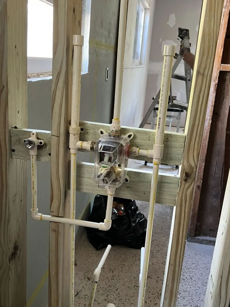 Slide of Will plumbing