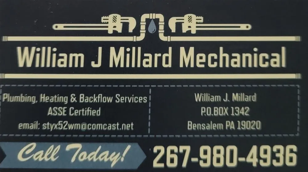 Slide of William J Millard Mechanical