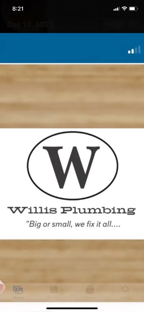 Slide of Willis Plumbing