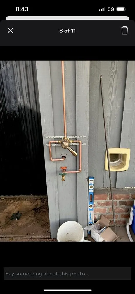 Slide of Wil’s plumbing