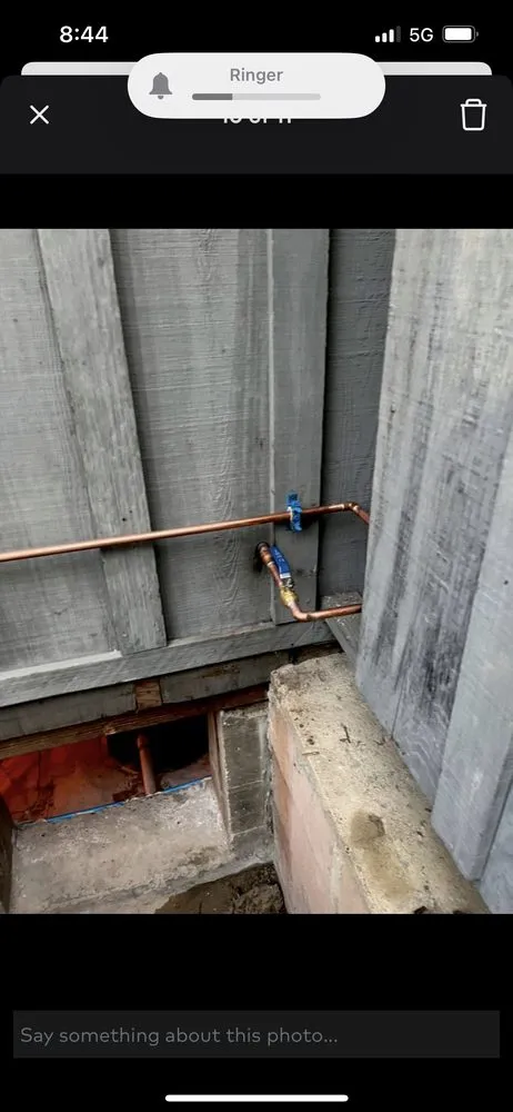 Slide of Wil’s plumbing