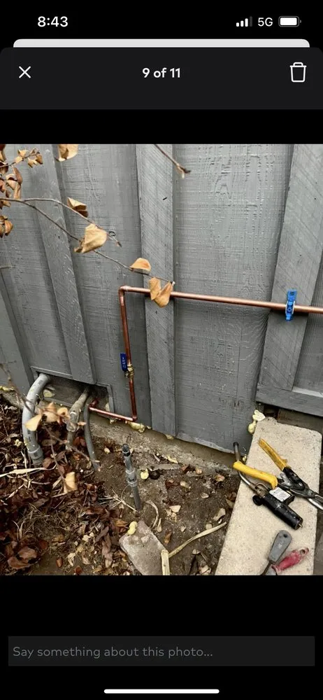 Slide of Wil’s plumbing