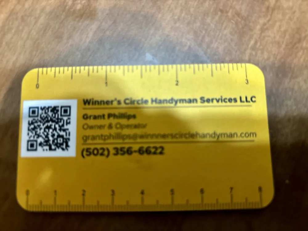 Slide of Winner's Circle Handyman Services