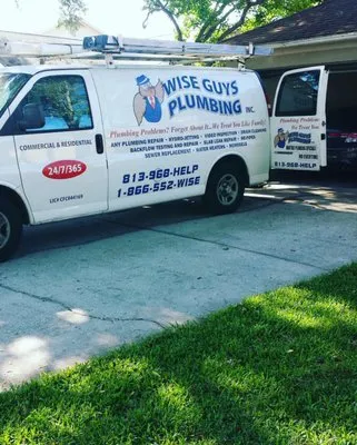 Wise Guys Plumbing Logo