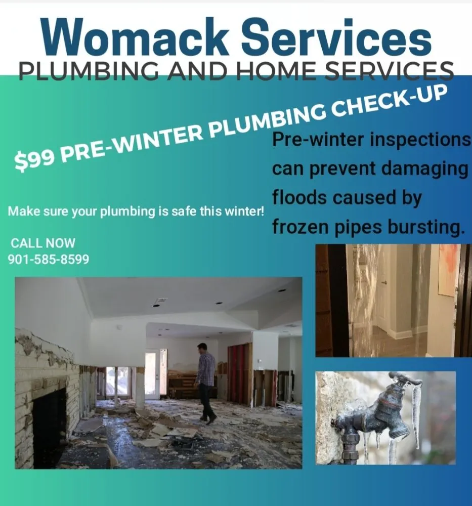Slide of Womack Services- plumbing and repair