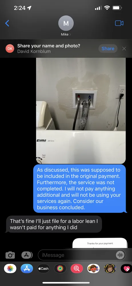 Slide of Woodmans Plumbing