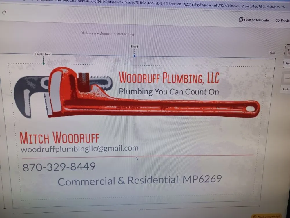 Slide of Woodruff Plumbing
