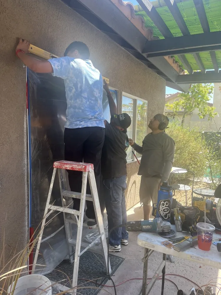 Slide of Working Hands Construction