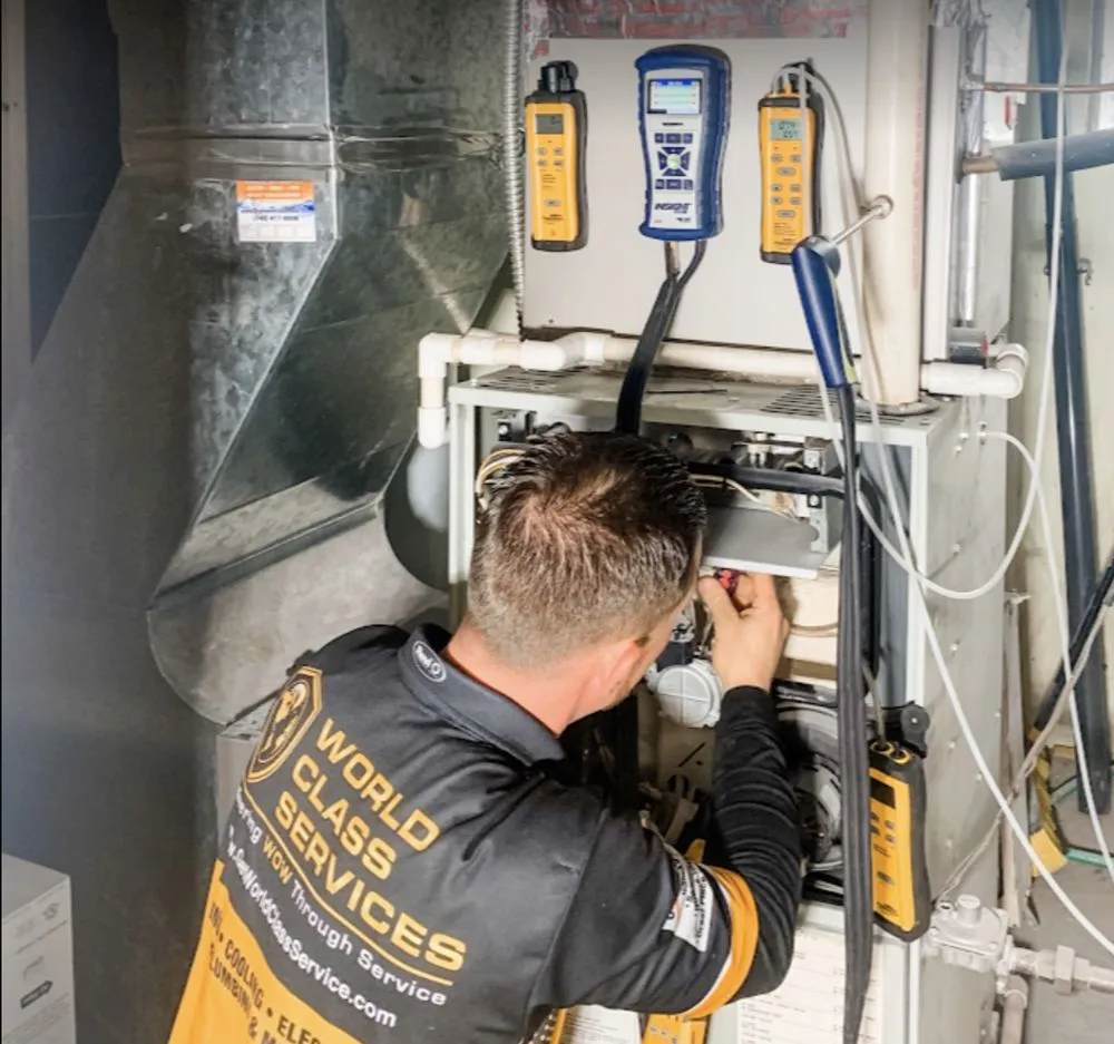 Trusted leak detection in Westerville, OH by World Class Services Heating, AC, & Plumbing Repair