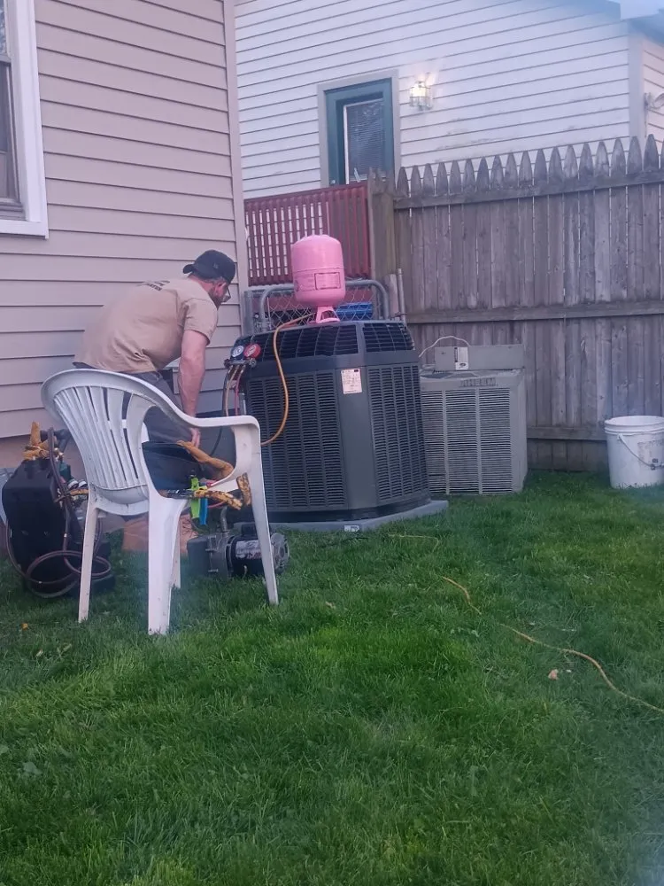 Slide of Wright heating and cooling