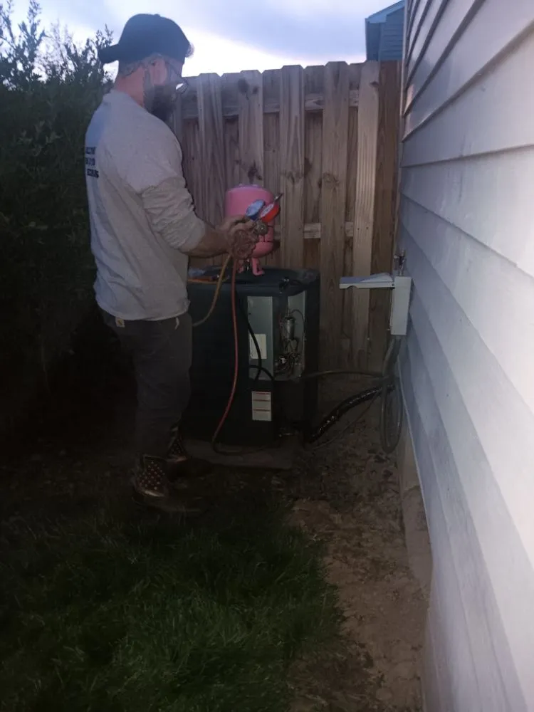 Slide of Wright heating and cooling