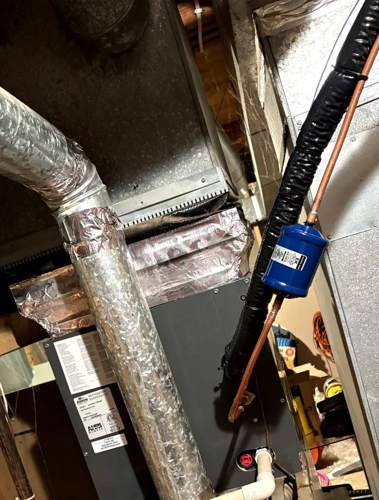 Slide of Wright heating and cooling