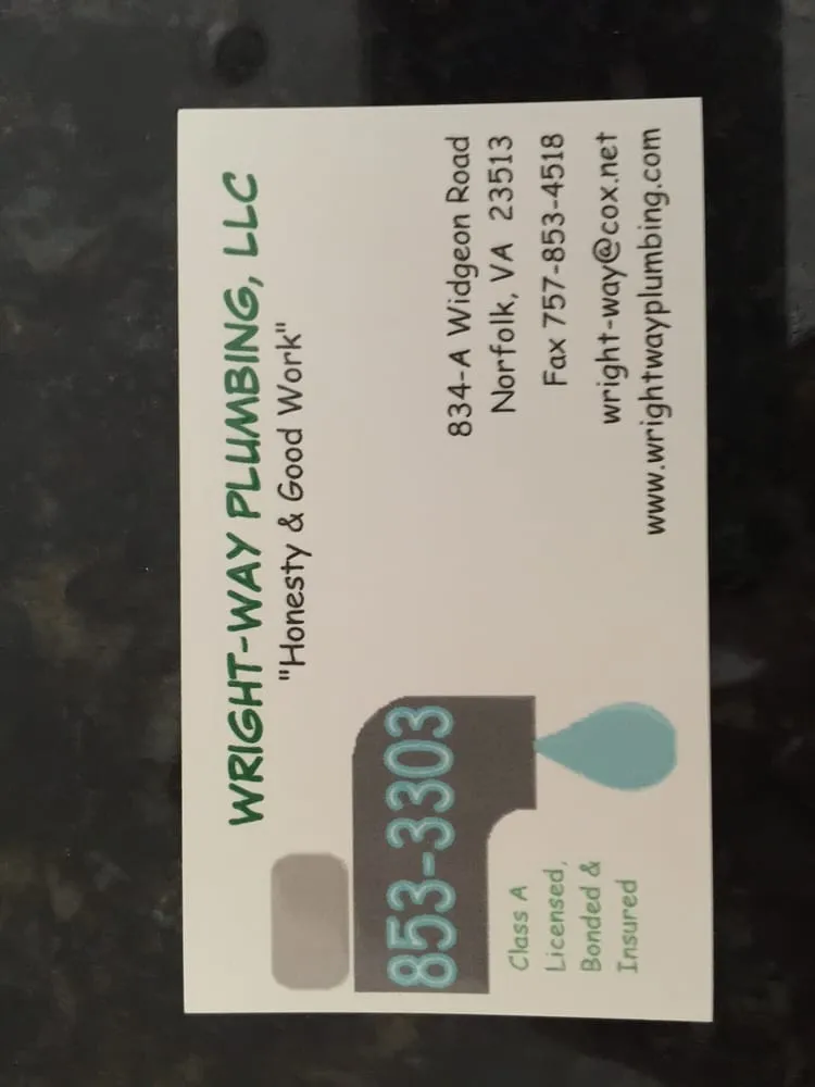 Slide of Wright-Way Plumbing