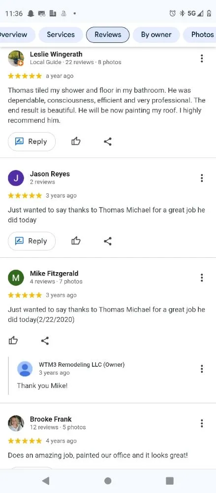 Slide of WTM3 Remodeling