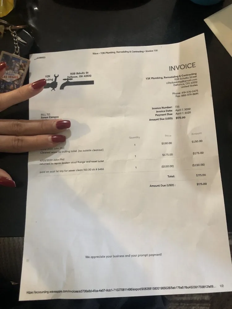 Slide of Y2K General Contracting