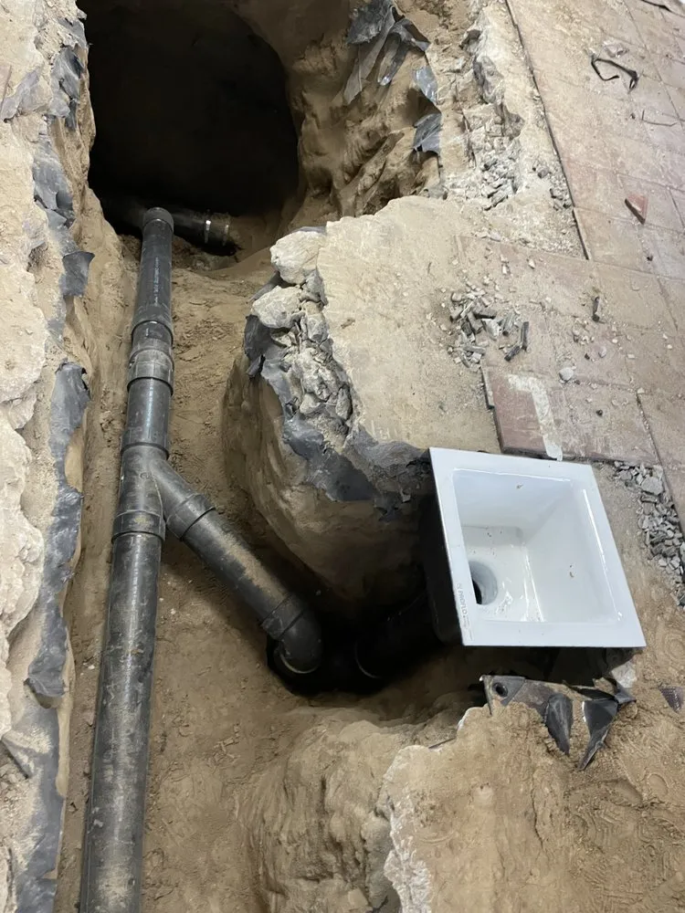 Slide of Yang's Drain and Plumbing