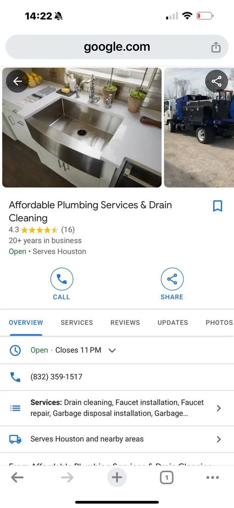 Slide of YB Plumbing