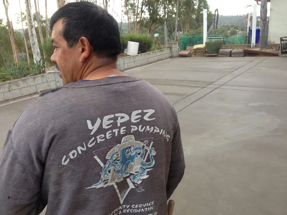 Slide of Yepez Concrete Pumping