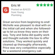 Slide of Young Plumbing