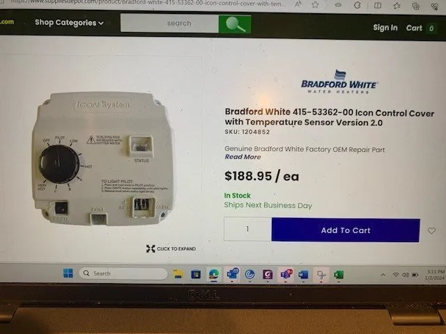 Slide of Your Water Heater Company