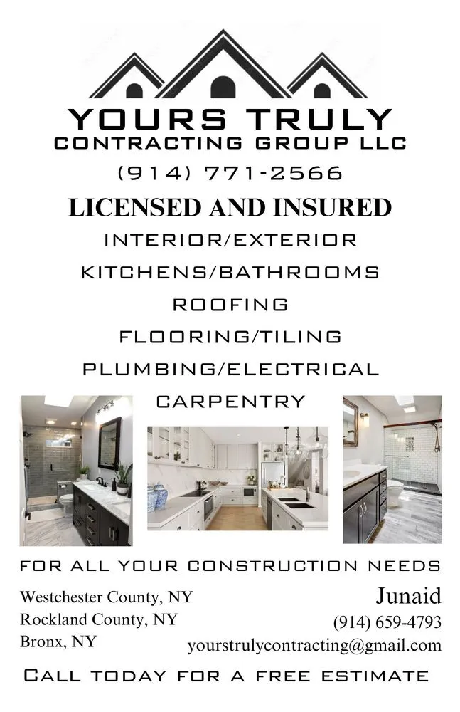 Slide of Yours Truly Contracting Group