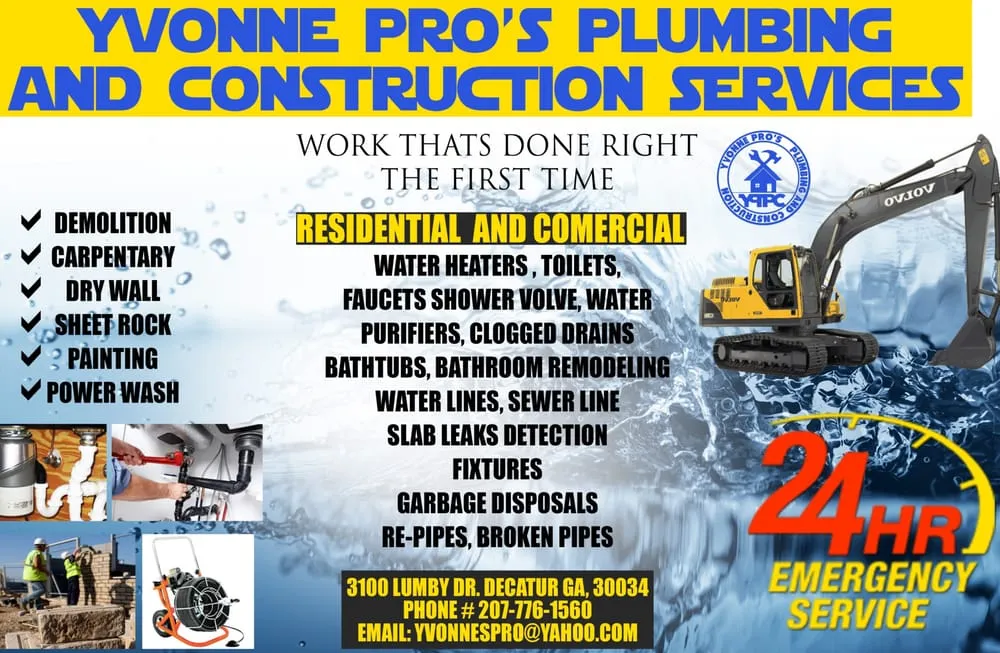Slide of Yvonne Pro's Plumbing and Construction