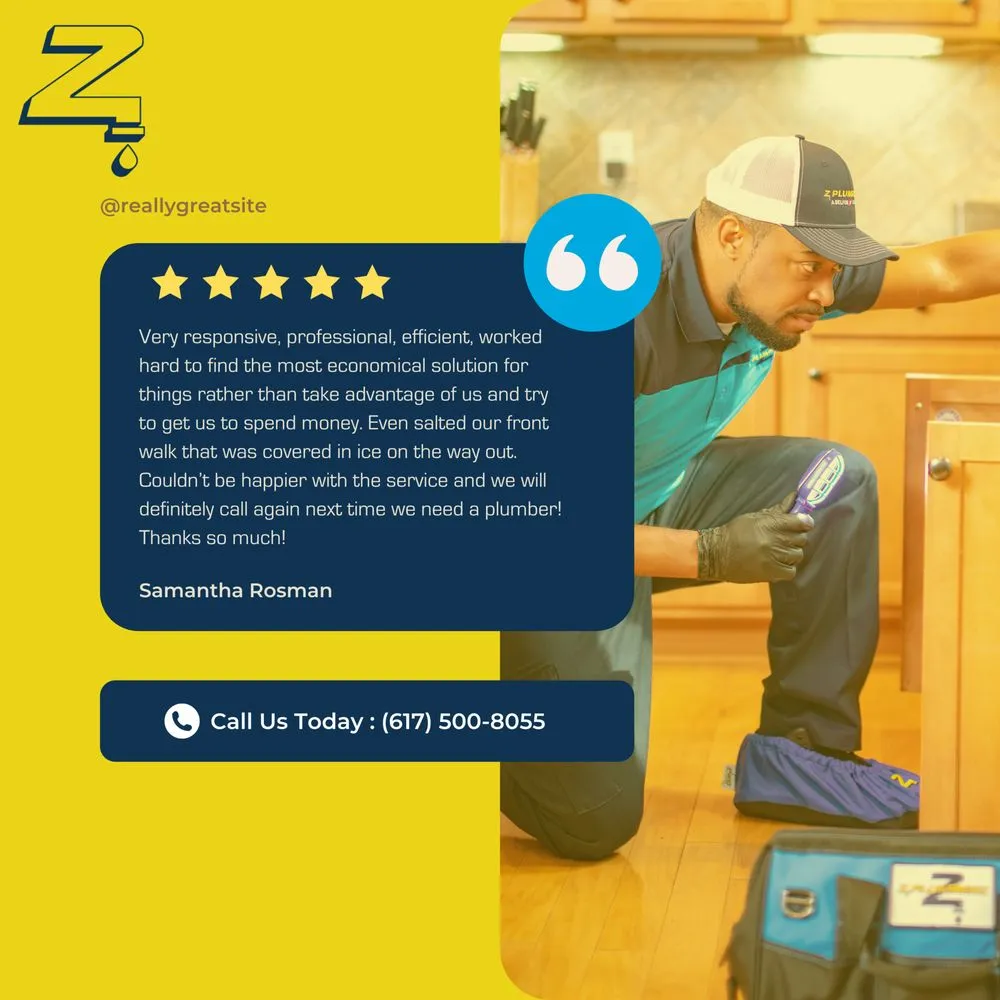 Top-rated pipe repair in Needham, MA by Z PLUMBERZ of Greater Boston