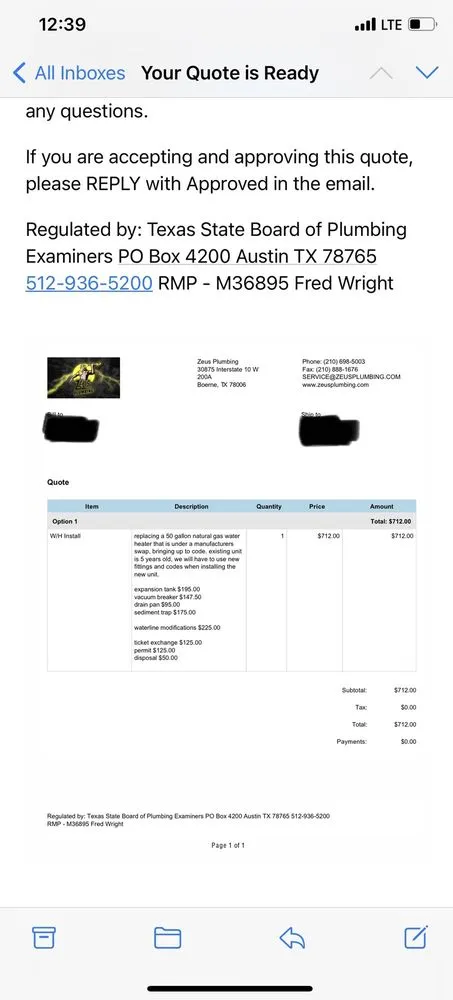 Quality pipe repair in San Antonio, TX by Zeus Plumbing Inc