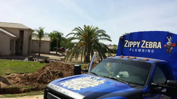 Zippy Zebra Plumbing Logo