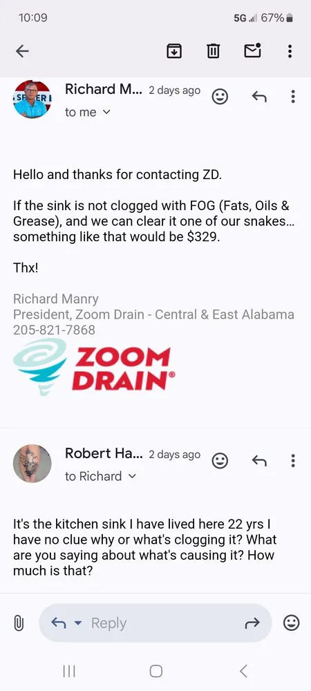 Slide of Zoom Drain